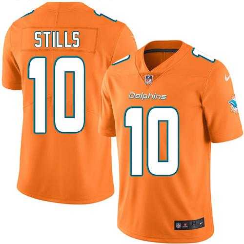 Nike Men & Women & Youth Dolphins 10 Kenny Stills Orange Color Rush Limited Jersey,We sell and wholesale Nike Men & Women & Youth Dolphins 10 Kenny Stills Orange Color Rush Limited Jersey on line form chian!